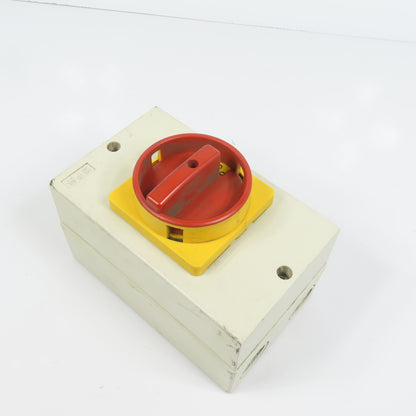 Allen Bradley 194E-A25-1753 25A 600V Motor Disconnect Switch 1-10HP W/Enclosure