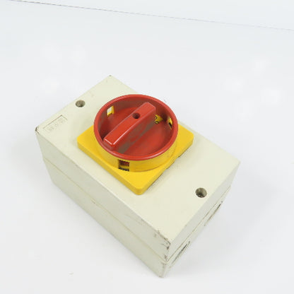 Allen Bradley 194E-A25-1753 25A 600V Motor Disconnect Switch 1-10HP W/Enclosure