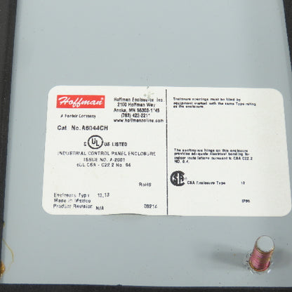 Hoffman A6044CH 4" x 4" x 6" Electrical Junction Box W/ 700-HA32A1 Relay