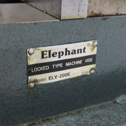 Elephant ELV-200E 8" Locked Type Machine Vise 8-1/2" Open