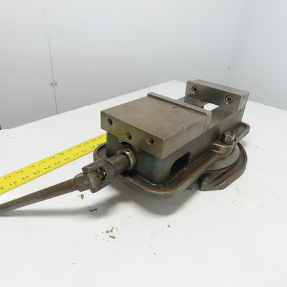 Kurt AngLock 6" Precision Machine Milling Vise 6" Jaw Opening W/ Swivel Base