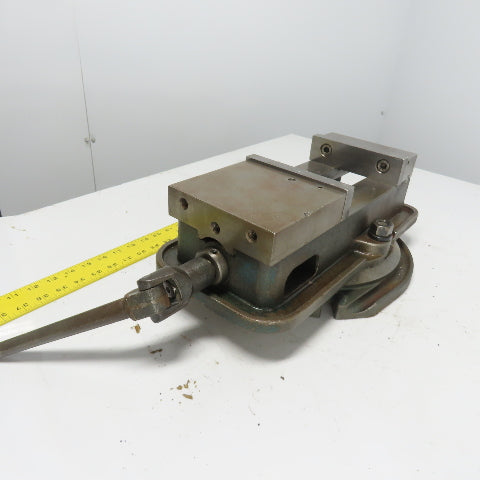 Kurt AngLock 6" Precision Machine Milling Vise 6" Jaw Opening W/ Swivel Base