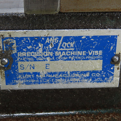 Kurt AngLock 6" Precision Machine Milling Vise 6" Jaw Opening W/ Swivel Base
