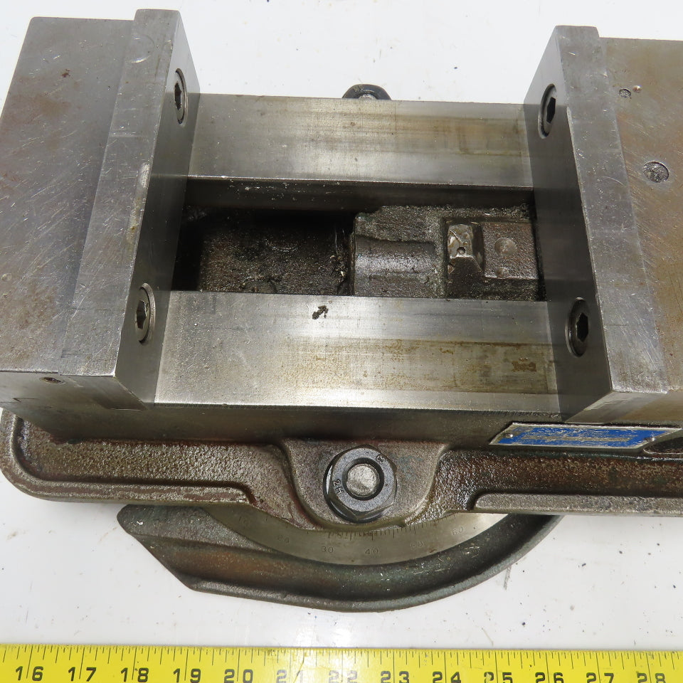 Kurt AngLock 6" Precision Machine Milling Vise 6" Jaw Opening W/ Swivel Base