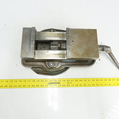 Kurt AngLock 6" Precision Machine Milling Vise 6" Jaw Opening W/ Swivel Base