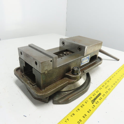 Kurt AngLock 6" Precision Machine Milling Vise 6" Jaw Opening W/ Swivel Base