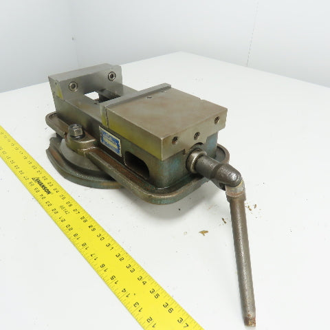 Kurt AngLock 6" Precision Machine Milling Vise 6" Jaw Opening W/ Swivel Base