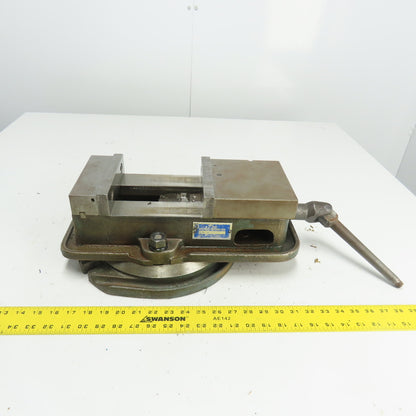Kurt AngLock 6" Precision Machine Milling Vise 6" Jaw Opening W/ Swivel Base