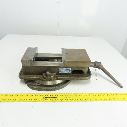 Kurt AngLock 6" Precision Machine Milling Vise 6" Jaw Opening W/ Swivel Base