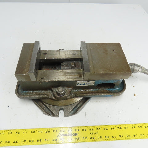 Ralmikes 115-6284 6" Precision Machine Milling Vise 6" Jaw Opening W/Swivel Base