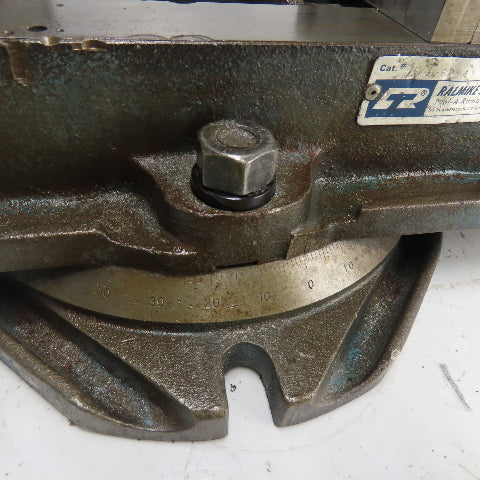 Ralmikes 115-6284 6" Precision Machine Milling Vise 6" Jaw Opening W/Swivel Base