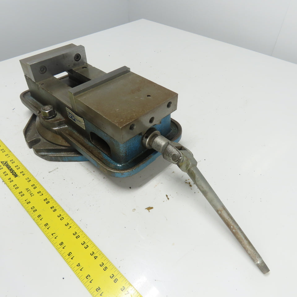 Ralmikes 115-6284 6" Precision Machine Milling Vise 6" Jaw Opening W/Swivel Base