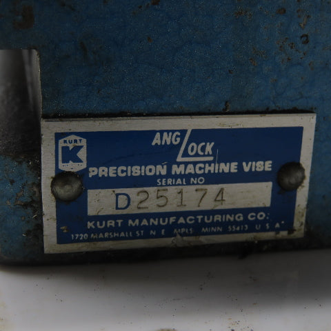 Kurt II AngLock 6" Precision Machine Milling Vise 6" Jaw Opening