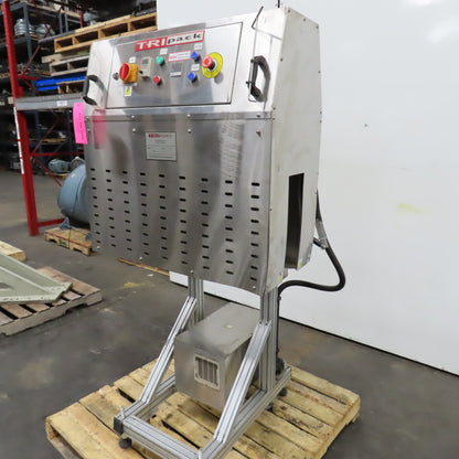 Tripack HT-1 #2 5" x 10" Shrink Sleeve & Tamper Band Convection Heat Tunnel 480V
