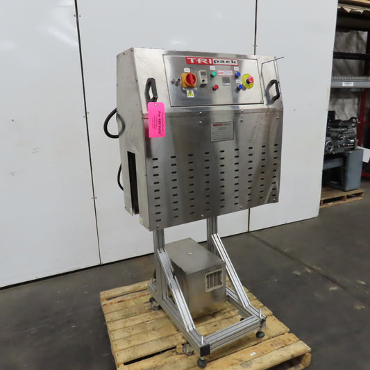 Tripack HT-1 #2 5" x 10" Shrink Sleeve & Tamper Band Convection Heat Tunnel 480V