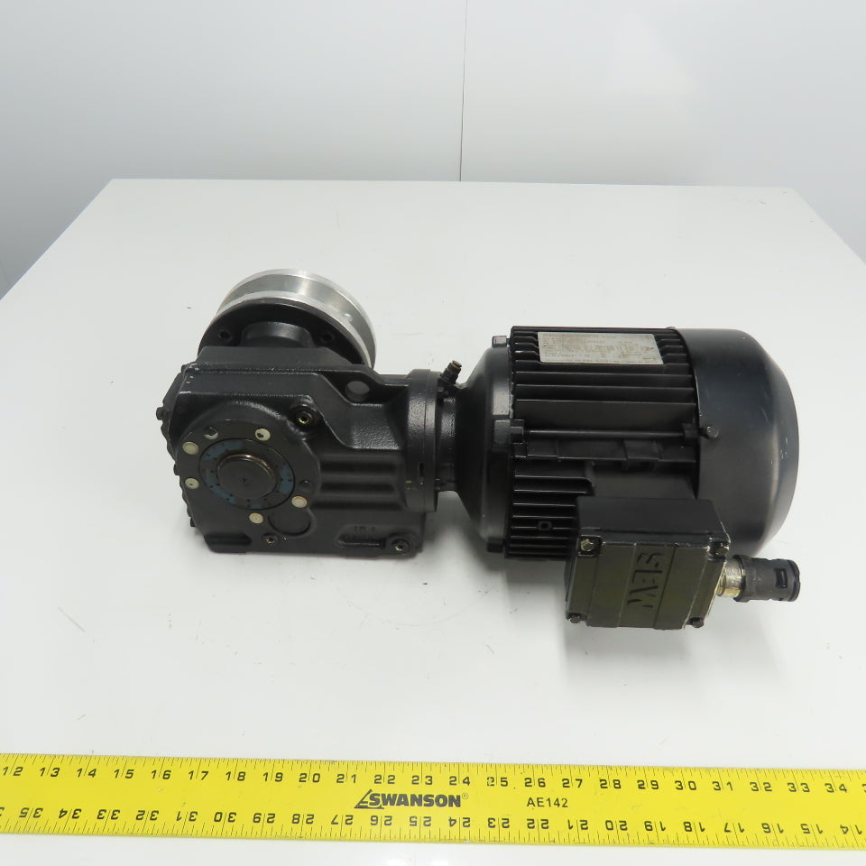 SEW-Eurodrive KAF37 DT90L4 8.91 Ratio Right Gear Motor 240/460V 3PH 192RPM 1.5kW