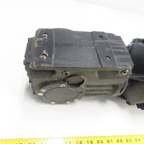 SEW-Eurodrive KF37 DV100M4/TF 5.36 Ratio Gear Motor 240/460V 3PH 319RPM 2.2kW