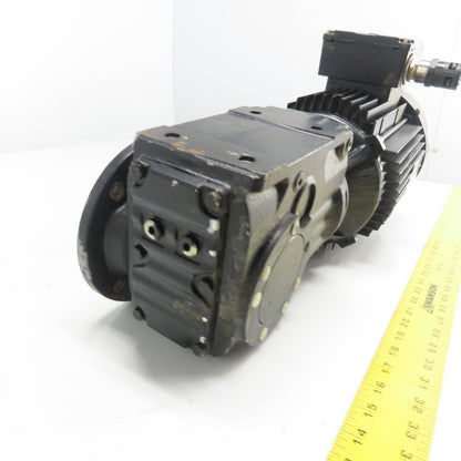 SEW-Eurodrive KF37 DV100M4/TF 5.36 Ratio Gear Motor 240/460V 3PH 319RPM 2.2kW