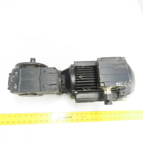 SEW-Eurodrive KF37 DV100M4/TF 5.36 Ratio Gear Motor 240/460V 3PH 319RPM 2.2kW