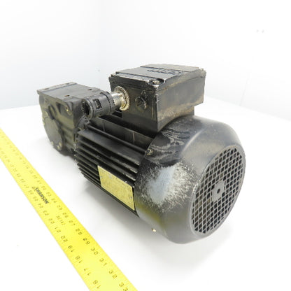 SEW-Eurodrive KF37 DV100M4/TF 5.36 Ratio Gear Motor 240/460V 3PH 319RPM 2.2kW