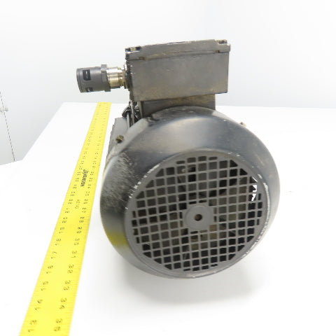 SEW-Eurodrive KF37 DV100M4/TF 5.36 Ratio Gear Motor 240/460V 3PH 319RPM 2.2kW