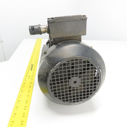 SEW-Eurodrive KF37 DV100M4/TF 5.36 Ratio Gear Motor 240/460V 3PH 319RPM 2.2kW