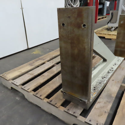 1-1/4" Steel Right Angle Plate Machinist Set Up Fixture 7.75" W x 24" H x 36" L