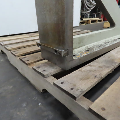 1-1/4" Steel Right Angle Plate Machinist Set Up Fixture 7.75" W x 24" H x 36" L