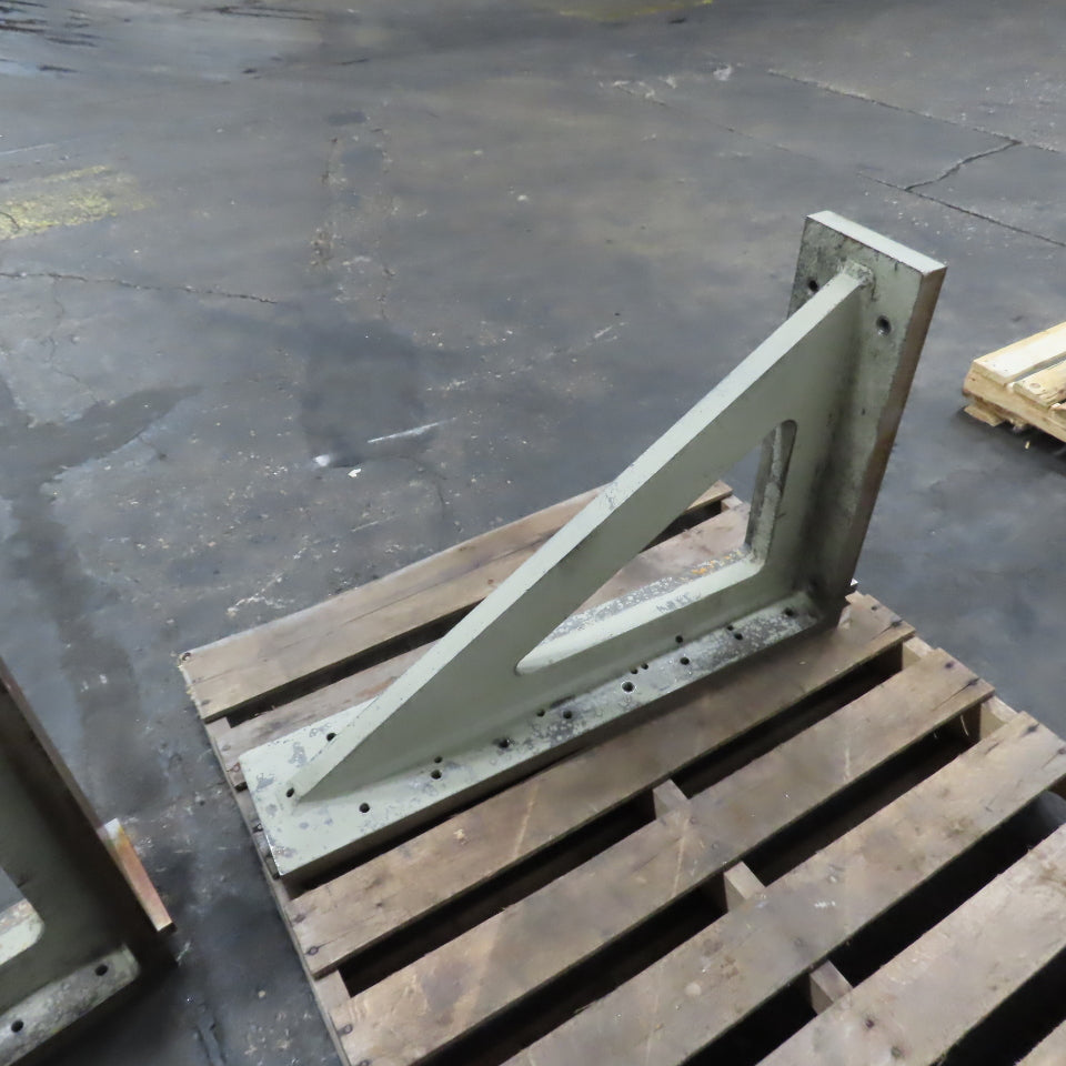 1-1/4" Steel Right Angle Plate Machinist Set Up Fixture 7.75" W x 24" H x 36" L