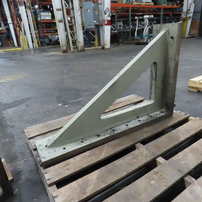 1-1/4" Steel Right Angle Plate Machinist Set Up Fixture 7.75" W x 24" H x 36" L