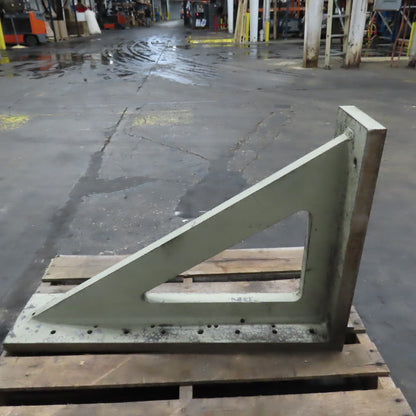 1-1/4" Steel Right Angle Plate Machinist Set Up Fixture 7.75" W x 24" H x 36" L