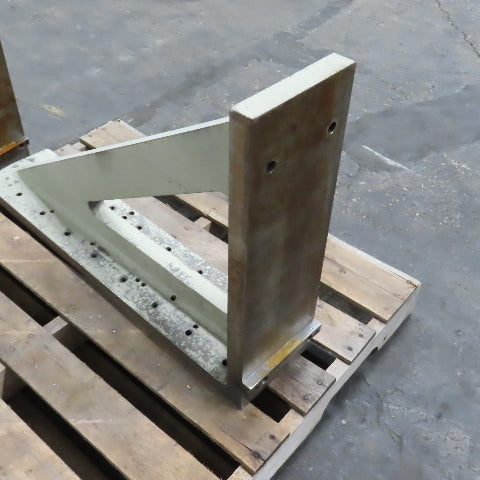 1-1/4" Steel Right Angle Plate Machinist Set Up Fixture 7.75" W x 24" H x 36" L