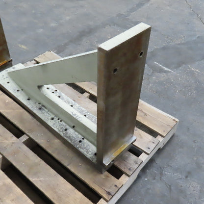 1-1/4" Steel Right Angle Plate Machinist Set Up Fixture 7.75" W x 24" H x 36" L