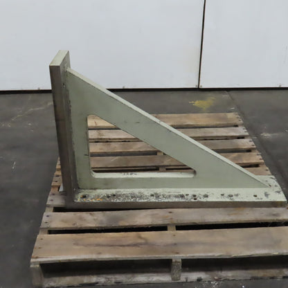 1-1/4" Steel Right Angle Plate Machinist Set Up Fixture 7.75" W x 24" H x 36" L