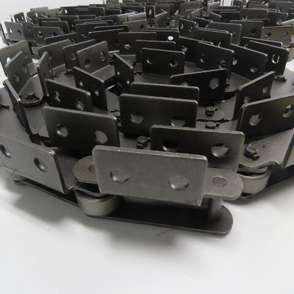 Tsubaki RF03075R 1LA2 Conveyor Chain Double Pitch 6 Pieces 595"OAL Length P=75mm