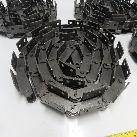 Tsubaki RF03075R 1LA2 Conveyor Chain Double Pitch 6 Pieces 595"OAL Length P=75mm