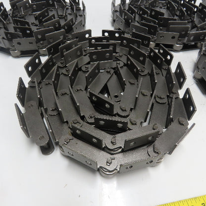 Tsubaki RF03075R 1LA2 Conveyor Chain Double Pitch 6 Pieces 595"OAL Length P=75mm