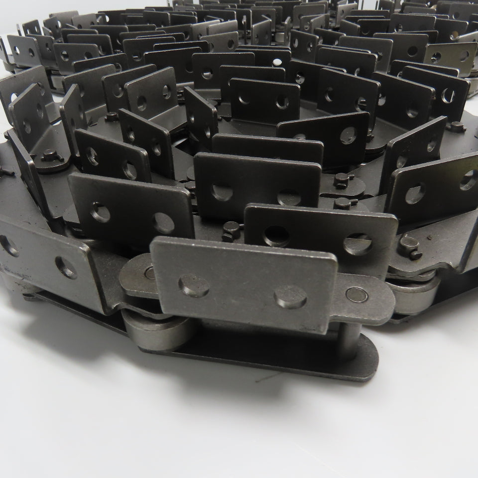 Tsubaki RF03075R 1LA2 Conveyor Chain Double Pitch 6 Pieces 595"OAL Length P=75mm
