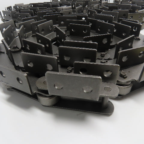 Tsubaki RF03075R 1LA2 Conveyor Chain Double Pitch 6 Pieces 595"OAL Length P=75mm