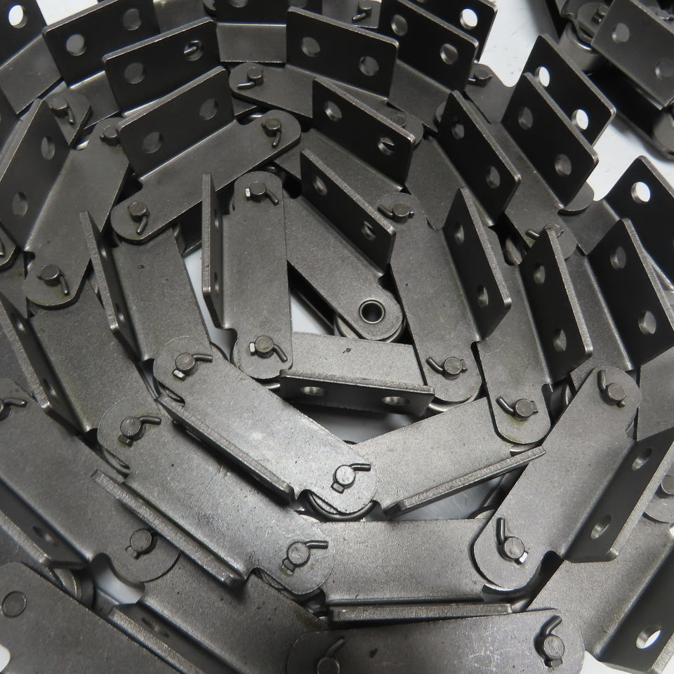 Tsubaki RF03075R 1LA2 Conveyor Chain Double Pitch 6 Pieces 595"OAL Length P=75mm