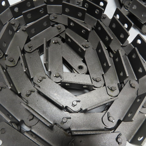 Tsubaki RF03075R 1LA2 Conveyor Chain Double Pitch 6 Pieces 595"OAL Length P=75mm