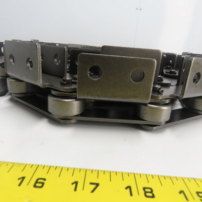 Tsubaki RF03075R 1LA2 Conveyor Chain Double Pitch 6 Pieces 595"OAL Length P=75mm