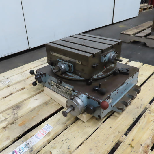 Advance X & Y Axis Cross Slide Rotary Table 11" x 11" Top W/ T-Slots
