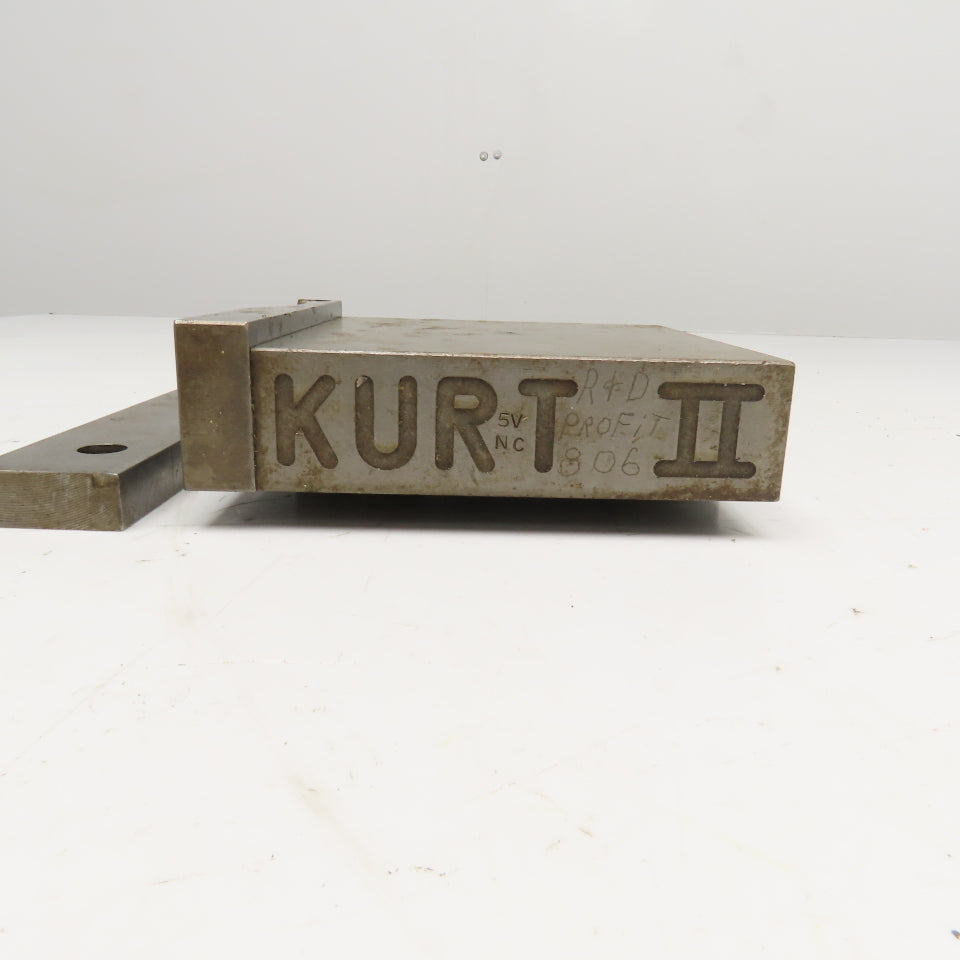 Kurt II Moveable Jaw Segment From 6" Machinist Vise D60-2 & Extra Jaw