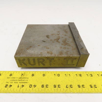 Kurt II Moveable Jaw Segment From 6" Machinist Vise D60-2 & Extra Jaw