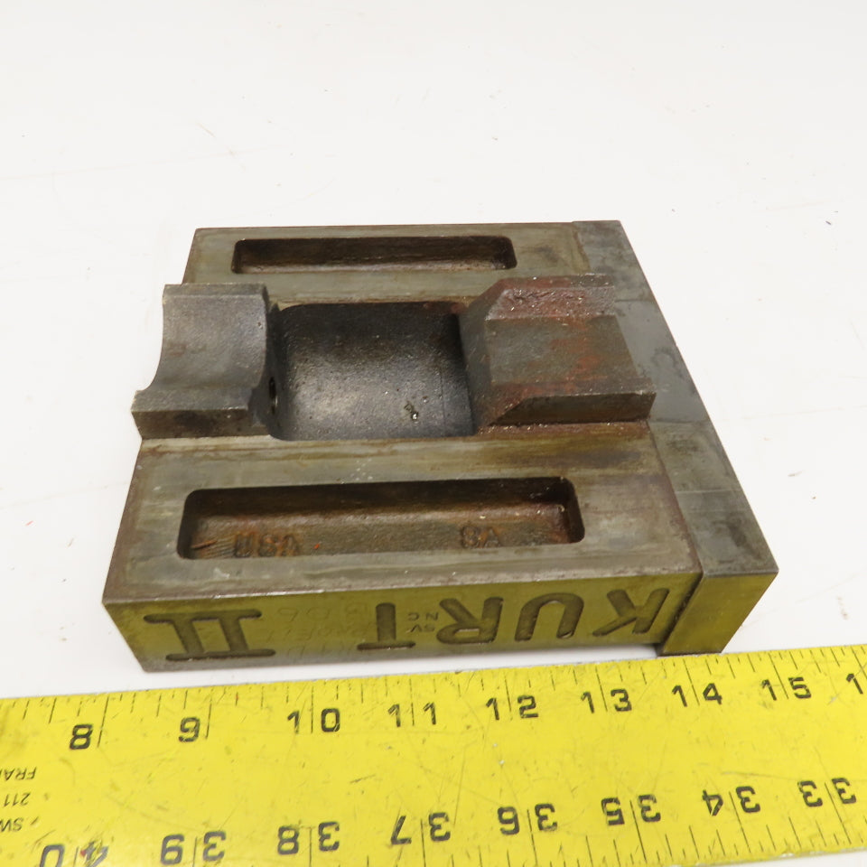 Kurt II Moveable Jaw Segment From 6" Machinist Vise D60-2 & Extra Jaw