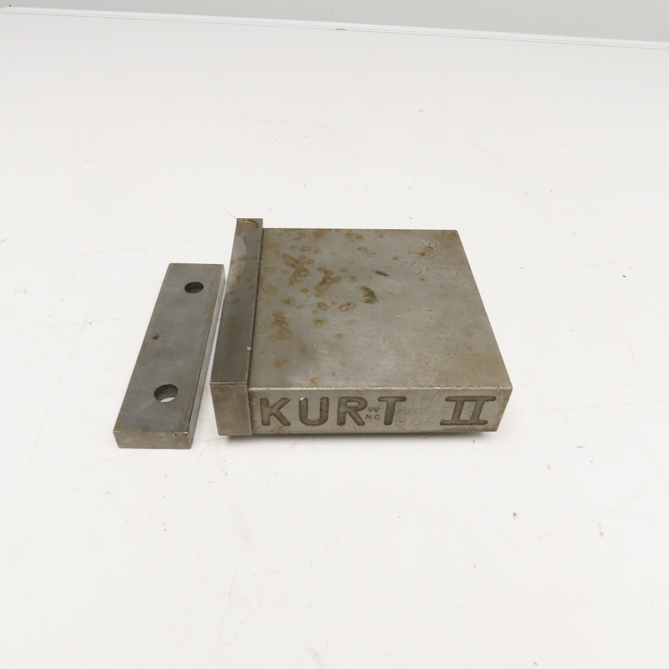 Kurt II Moveable Jaw Segment From 6" Machinist Vise D60-2 & Extra Jaw