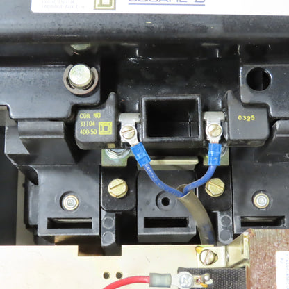 Square D 8502SHO1S Nema Size 6 Motor Starter 2-Pole 8502SHG1 1PH 31104-400-50