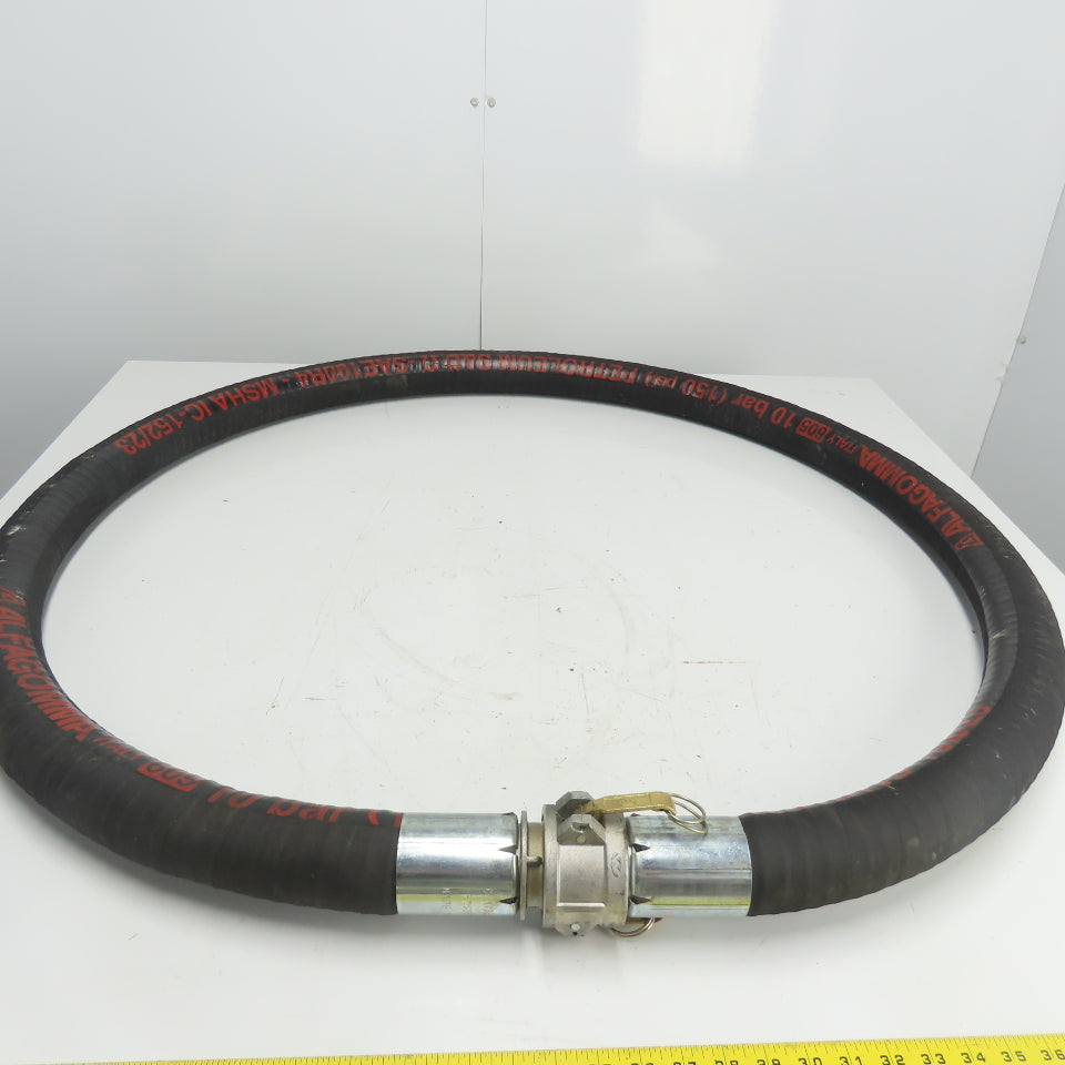 Alfagomma 605 150PSI 10Bar 2-1/2" OD Petroleum S & D Hose 1-3/4" ID 10' Long