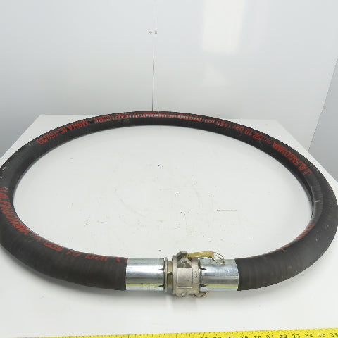 Alfagomma 605 150PSI 10Bar 2-1/2" OD Petroleum S & D Hose 1-3/4" ID 10' Long